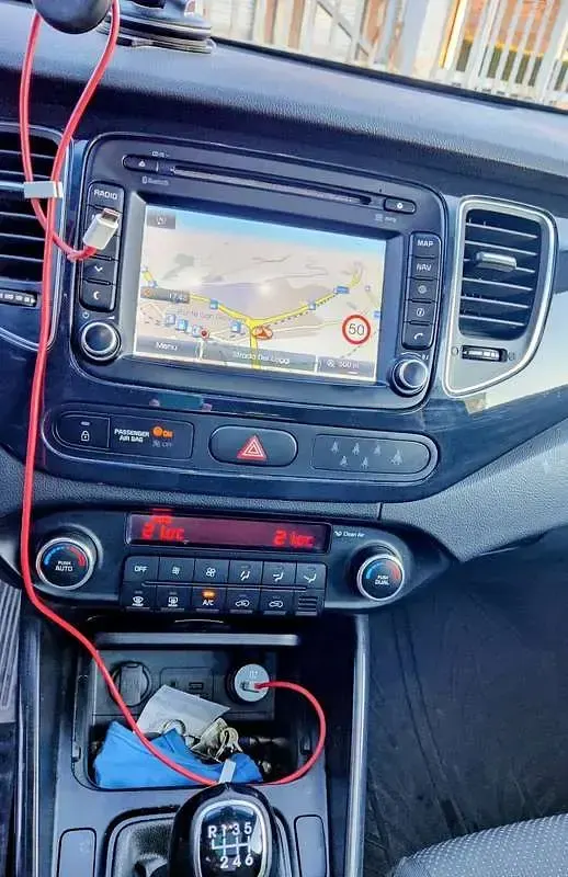 Usata Kia Carens 136 CV (100 kW) 2014 Nero Monovolume