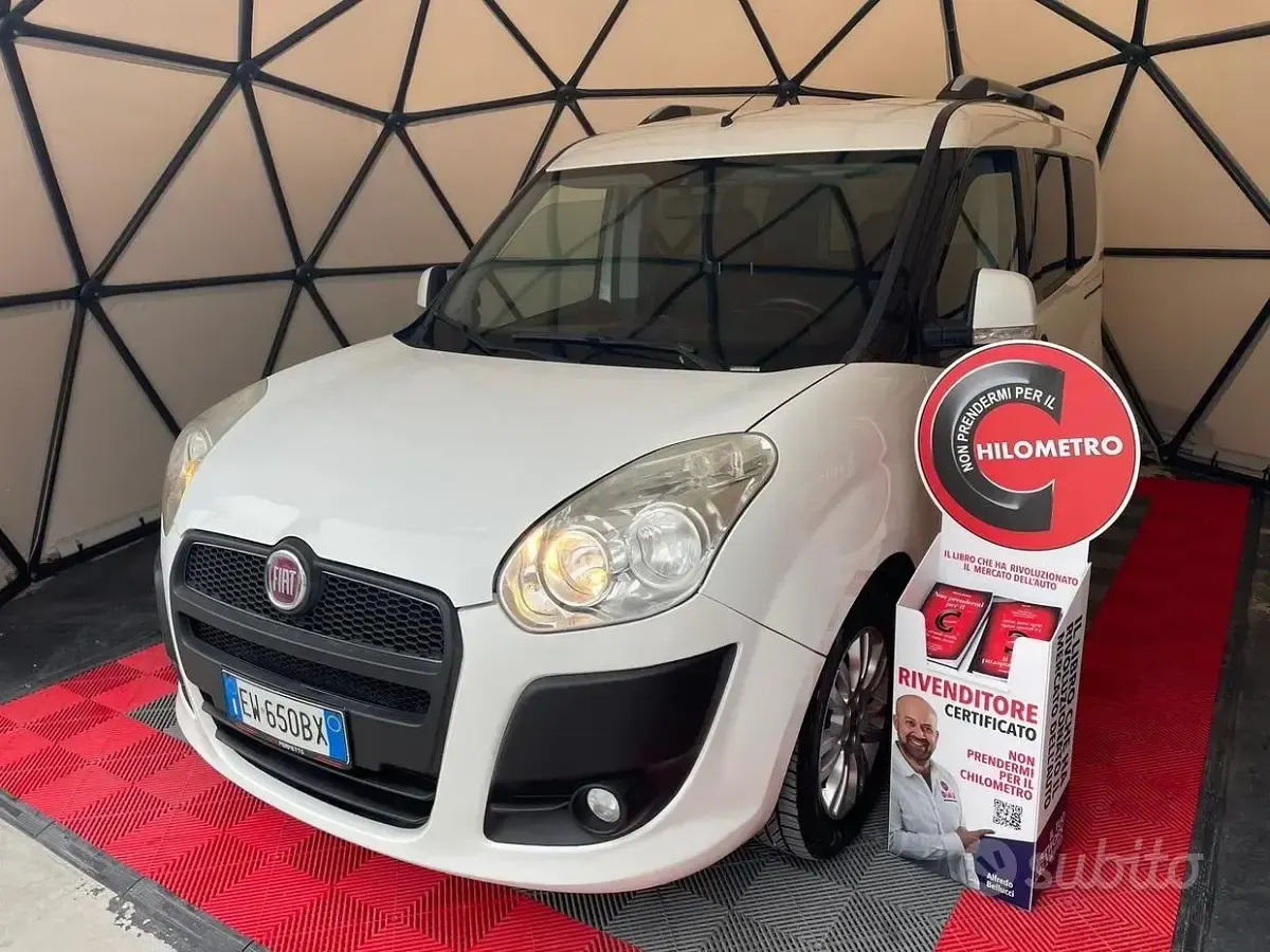 Usata Fiat Doblò 120 CV (88 kW) 2014 Bianco Monovolume