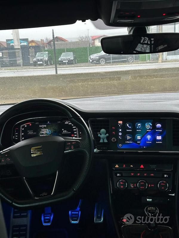 Usata Seat Leon FR 150 CV (110 kW) 2019 Bianco Utilitaria