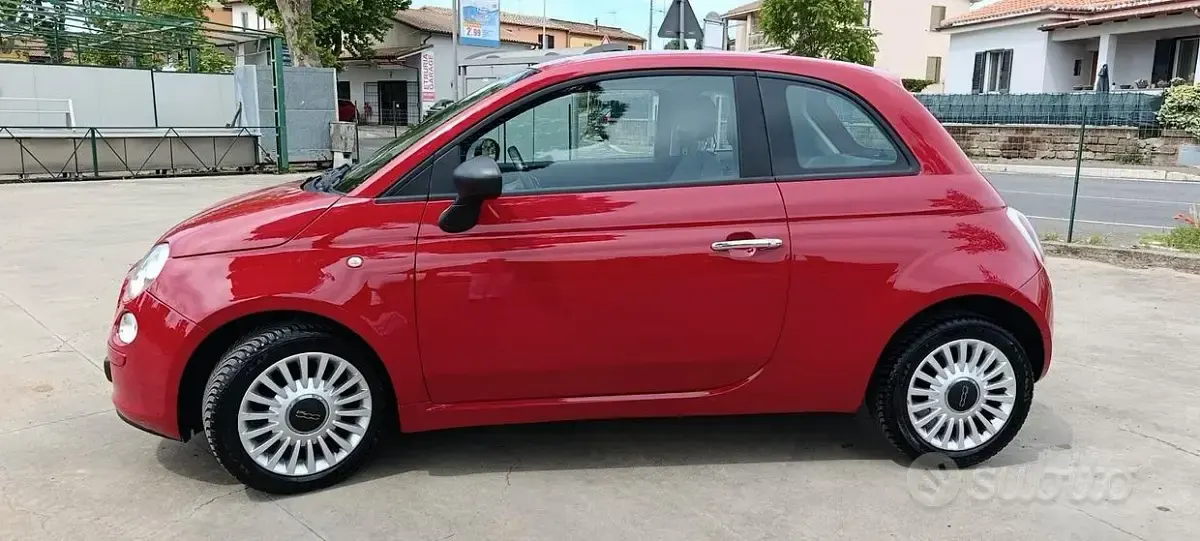 Usata Fiat 500 Lounge 69 CV (50 kW) 2015 Rosso Berlina