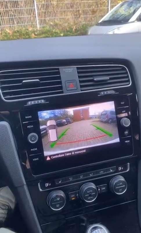 Usata VW Golf VII GTD 184 CV (135 kW) 2018 Bianco Berlina