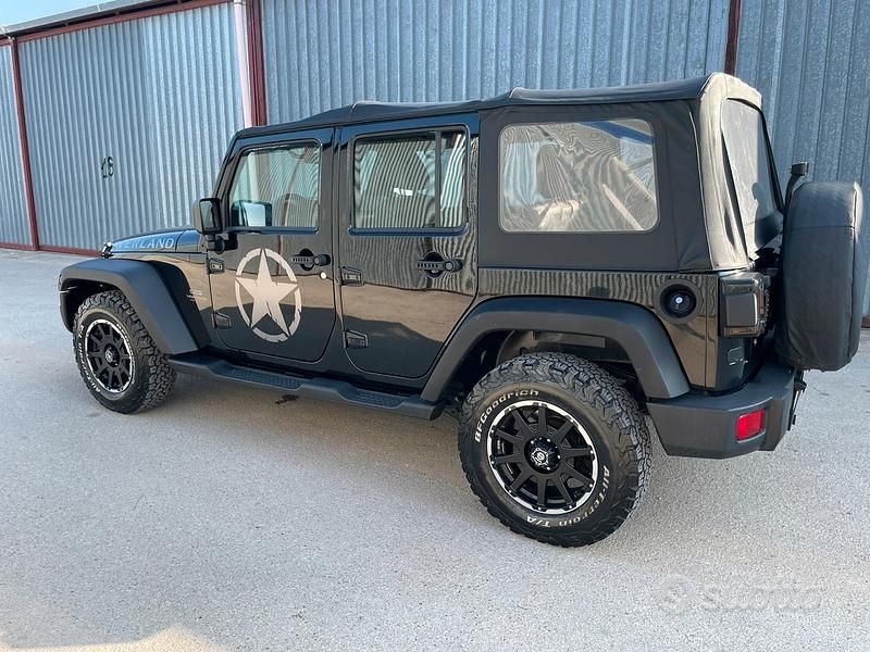 Usata Jeep Wrangler Unlimited 200 CV (147 kW) 2013 Nero SUV