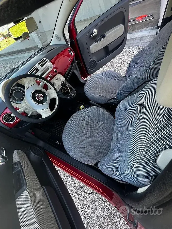 Usata Fiat 500 75 CV (55 kW) 2009 Cabrio