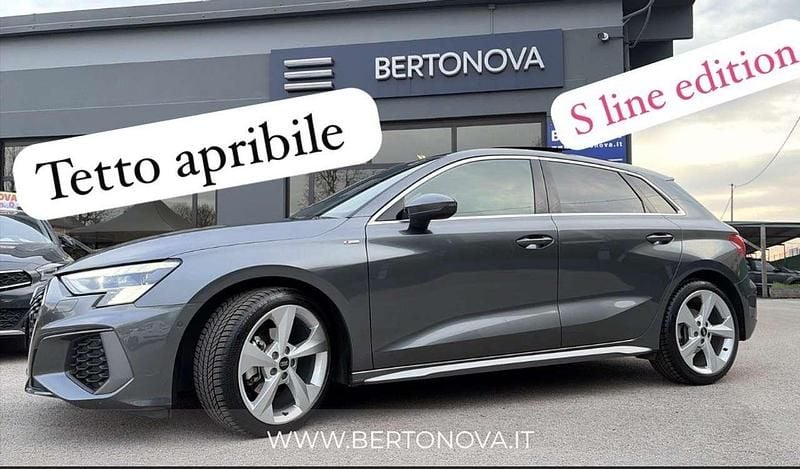 Usata Audi A3 S-Line 150 CV (110 kW) 2024 Grigio Utilitaria