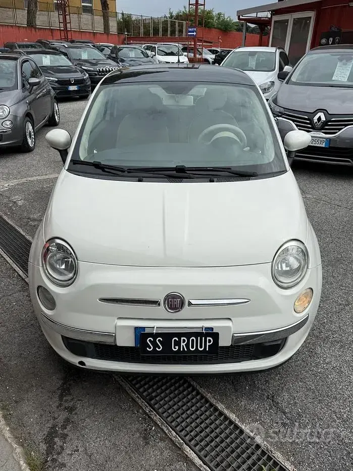 Usata Fiat 500 Lounge 69 CV (50 kW) 2011 Bianco Berlina