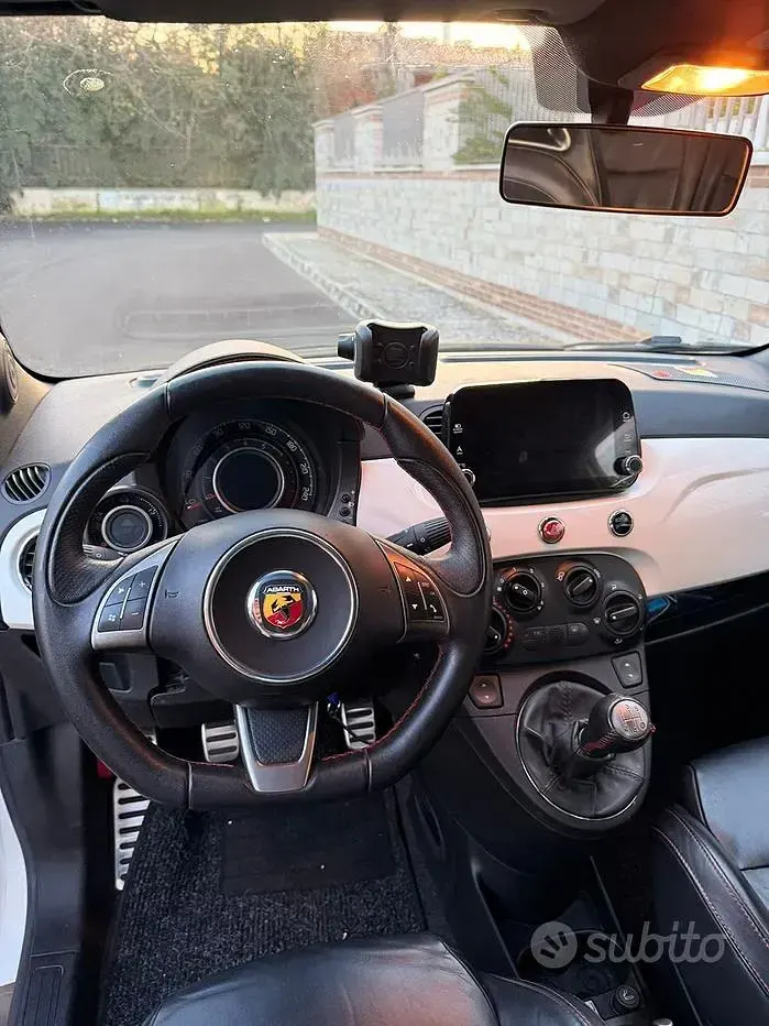 Usata Abarth 500 160 CV (117 kW) 2011 Bianco Berlina