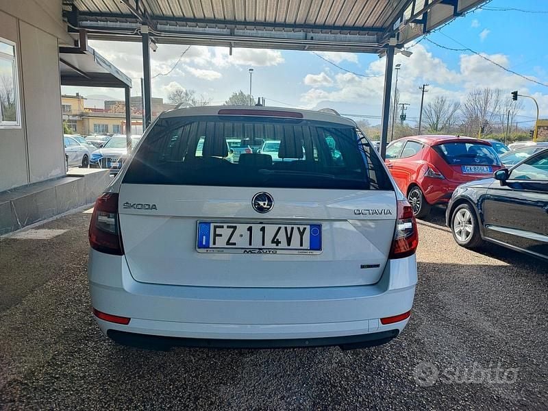 Usata Skoda Octavia G-TEC Ambition 131 CV (96 kW) 2020 Bianco Station wagon