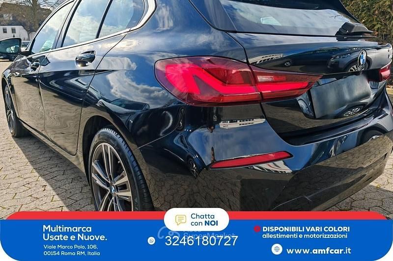 Usata BMW 118 Advantage 136 CV (100 kW) 2022 Nero Utilitaria
