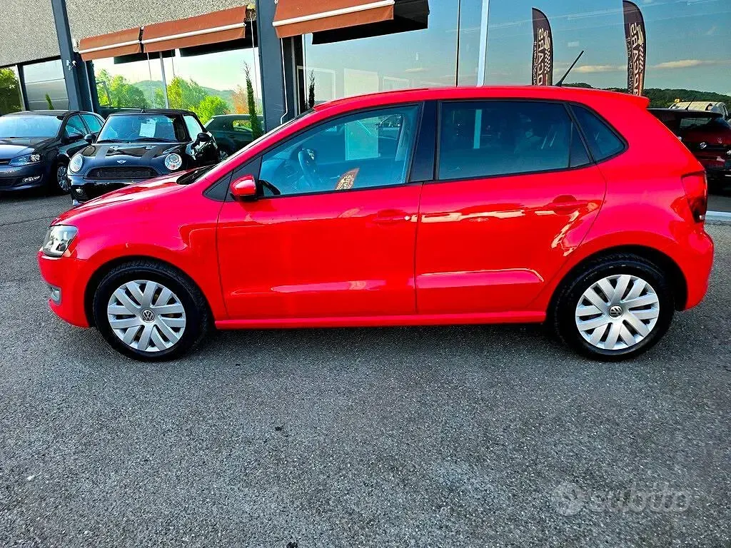 Usata VW Polo Comfortline 86 CV (63 kW) 2010 Rosso Utilitaria