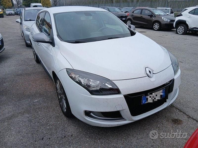 Usata Renault Mégane GT Line GT-Line 110 CV (80 kW) 2011 Bianco Berlina