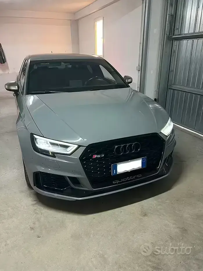 Usata Audi RS3 Comfort 400 CV (294 kW) 2019 Grigio Berlina