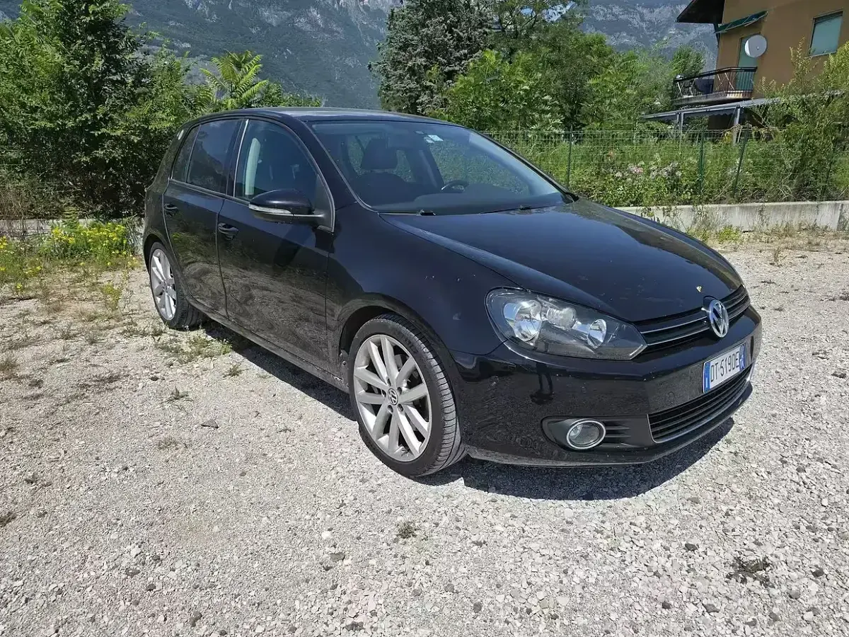 Usata VW Golf VI 160 CV (117 kW) 2009 Nero Utilitaria