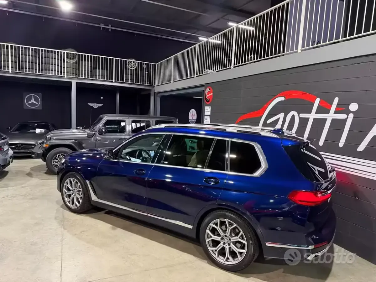 Usata BMW X7 Efficient Dynamics 333 CV (244 kW) 2021 Blu SUV