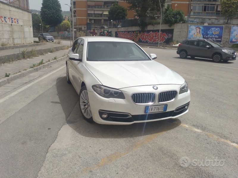 Usata BMW 525 Luxury Line 218 CV (160 kW) 2014 Bianco Station wagon