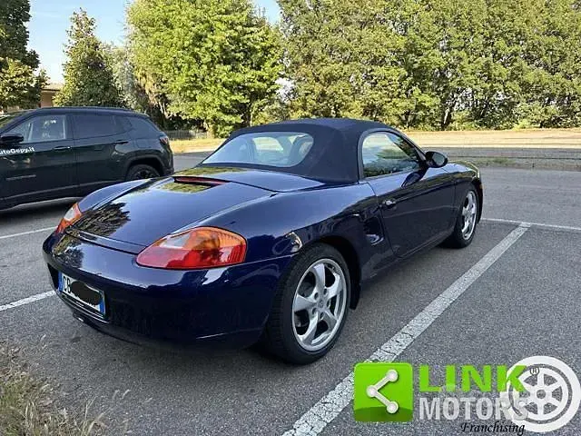 Usata Porsche Boxster 220 CV (161 kW) 2002 Blu Cabrio