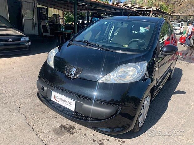 Usata Peugeot 107 Active 69 CV (50 kW) 2009 Nero Utilitaria
