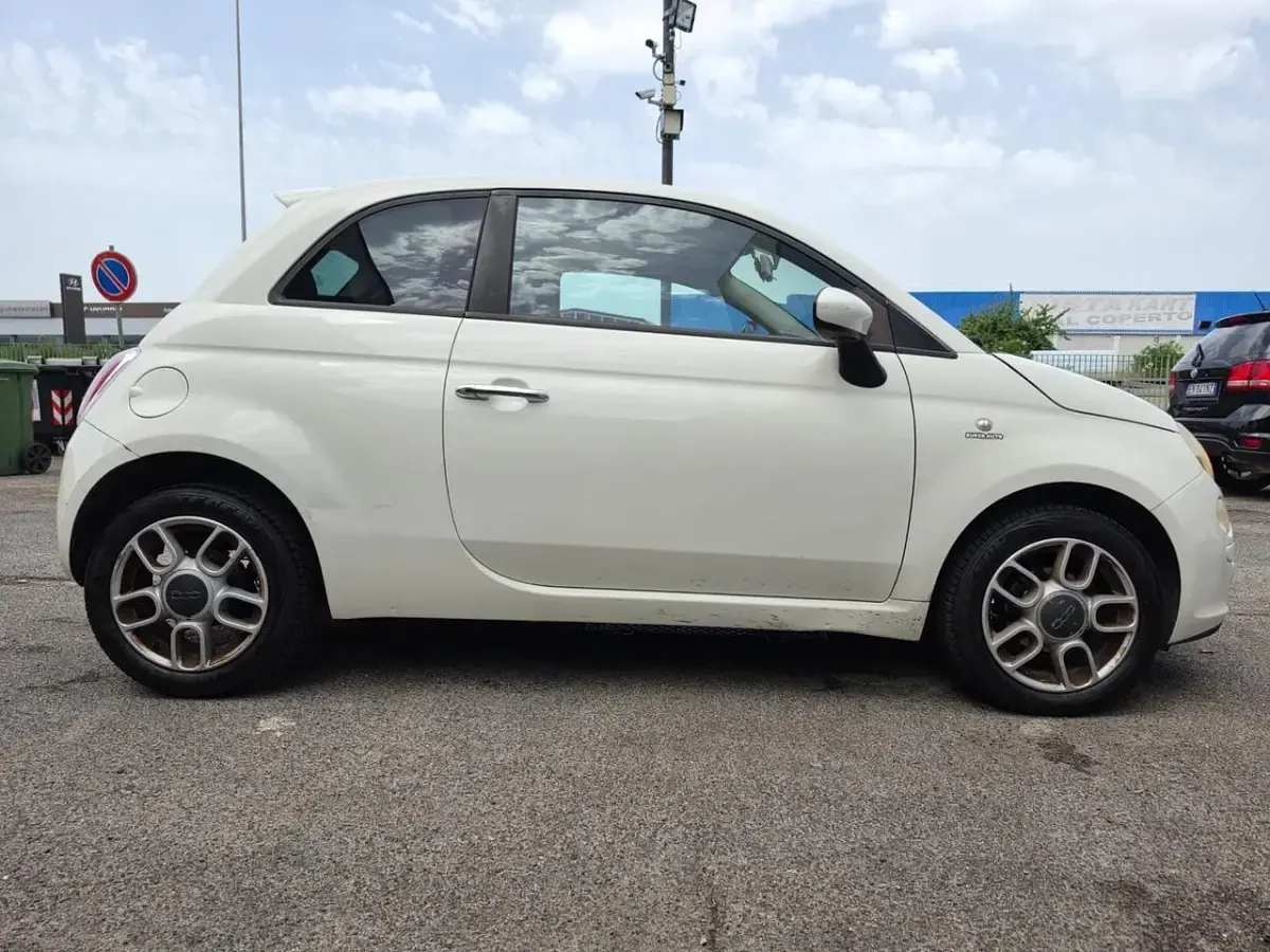Usata Fiat 500 Pop 75 CV (55 kW) 2009 Bianco Cabrio