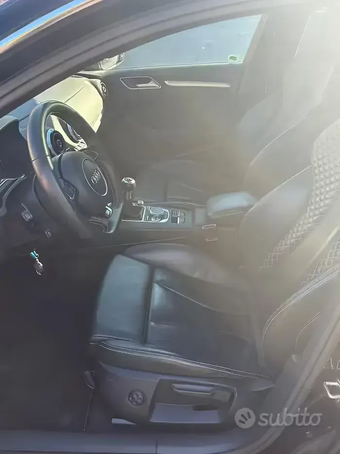 Usata Audi S3 300 CV (220 kW) 2013 Nero Berlina