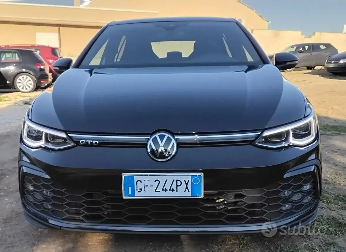 Usata VW Golf VIII GTD 200 CV (147 kW) 2021 Nero Berlina