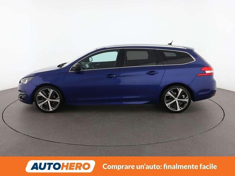 Usata Peugeot 308 GT-line 120 CV (88 kW) 2017 Blu/azzurro Station wagon