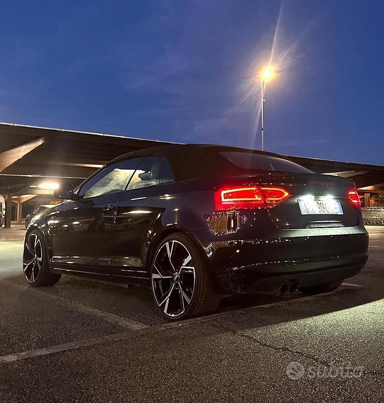 Usata Audi A3 Cabriolet 105 CV (77 kW) 2008 Nero Cabrio