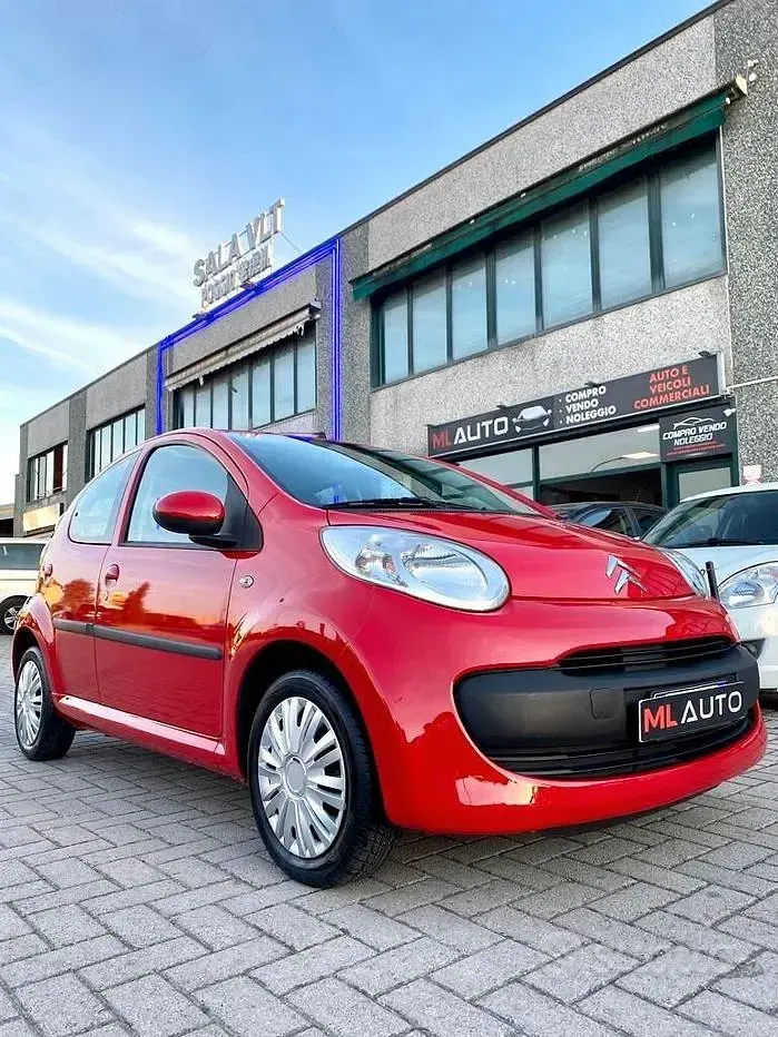 Usata Citroën C1 68 CV (50 kW) 2007 Rosso Utilitaria