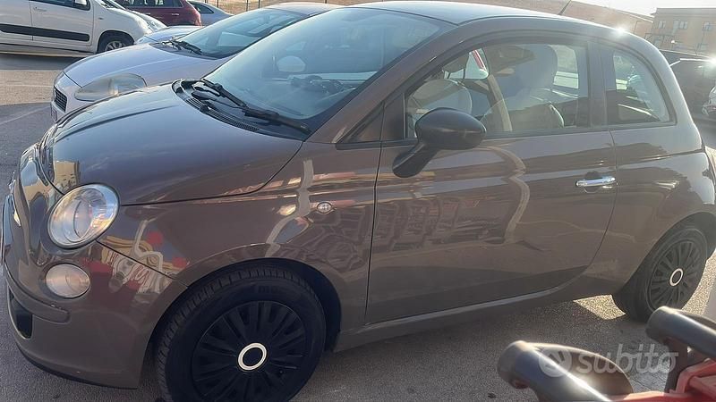 Usata Fiat 500 75 CV (55 kW) 2008 Marrone Berlina