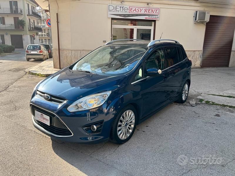Usata Ford Grand C-Max Titanium 115 CV (84 kW) 2011 Blu Monovolume