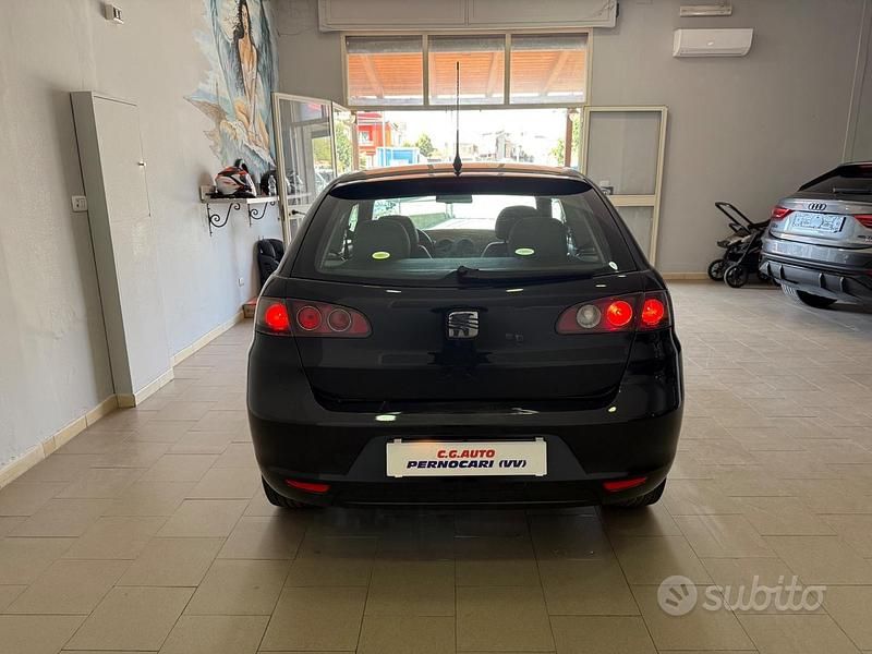 Usata Seat Ibiza 60 CV (44 kW) 2008 Nero Berlina