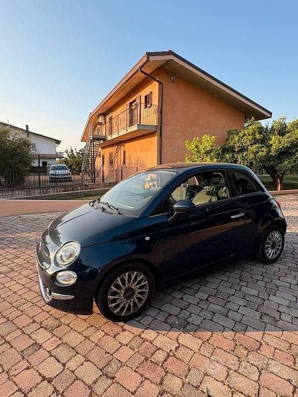 Usata Fiat 500 95 CV (69 kW) 2018 Blu Utilitaria