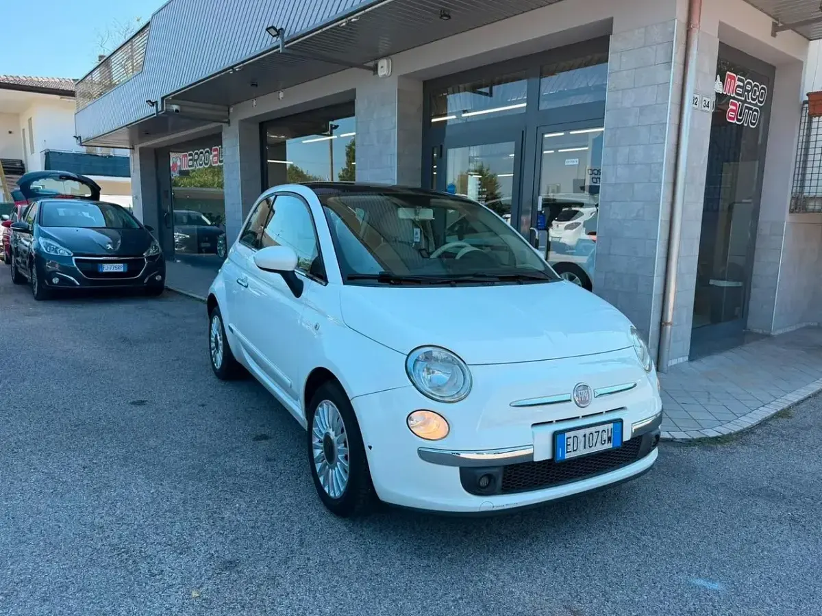 Usata Fiat 500 75 CV (55 kW) 2010 Bianco Berlina