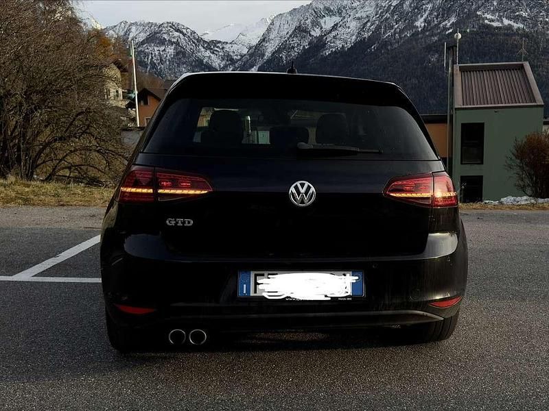 Usata VW Golf VII GTD 184 CV (135 kW) 2013 Nero