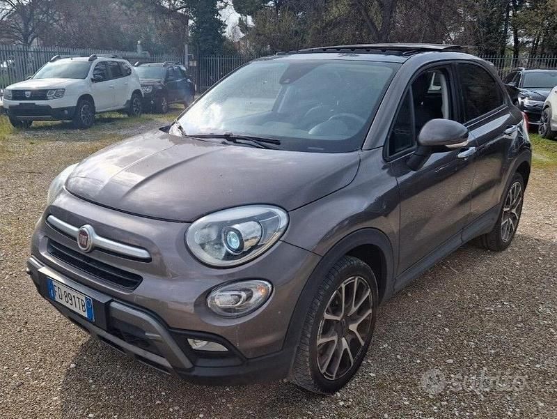 Usata Fiat 500X Cross 120 CV (88 kW) 2016 Marrone SUV