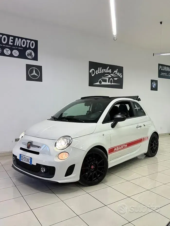 Usata Abarth 500C 140 CV (102 kW) 2010 Bianco Cabrio