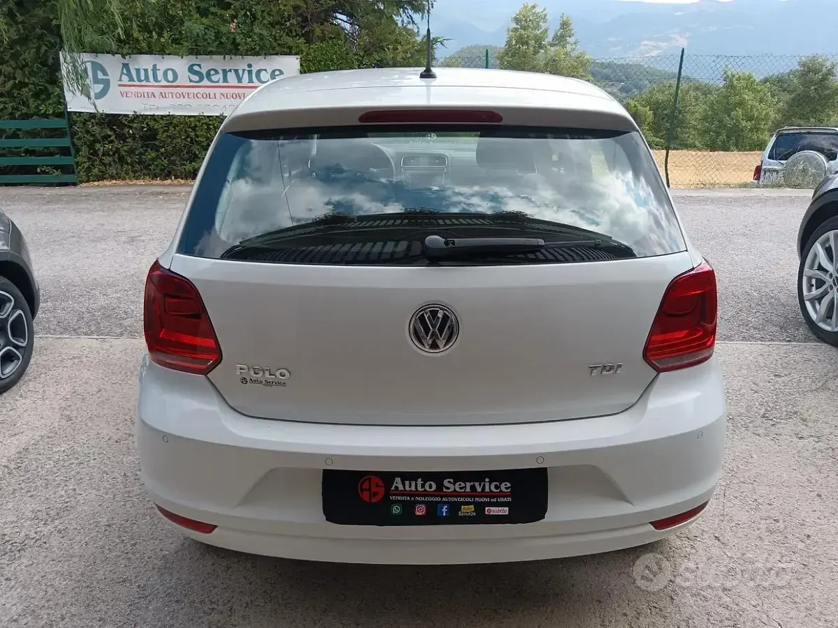 Usata VW Polo 75 CV (55 kW) 2016 Bianco Berlina