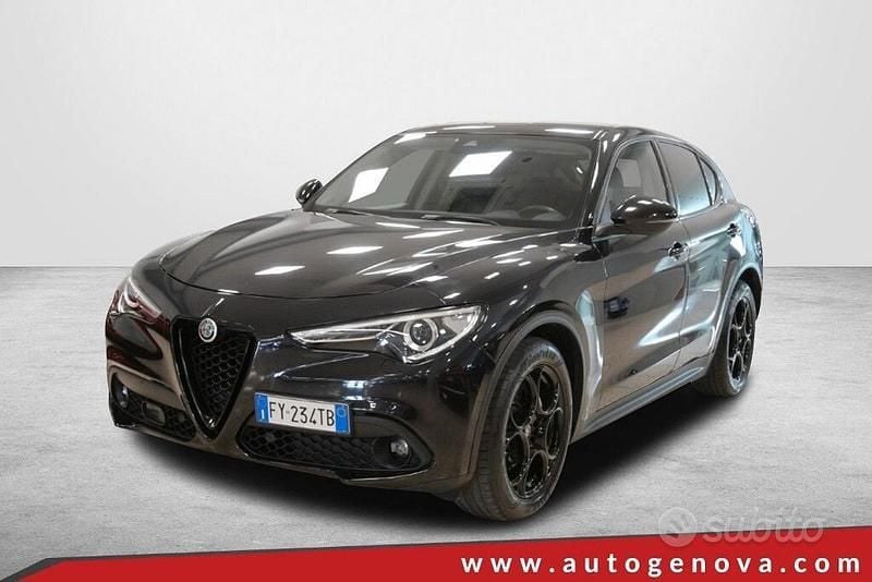 Usata Alfa Romeo Stelvio 160 CV (117 kW) 2019 Nero SUV