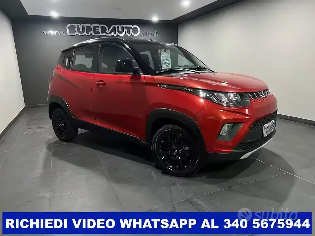 Usata Mahindra KUV100 83 CV (61 kW) 2019 Bordeaux SUV