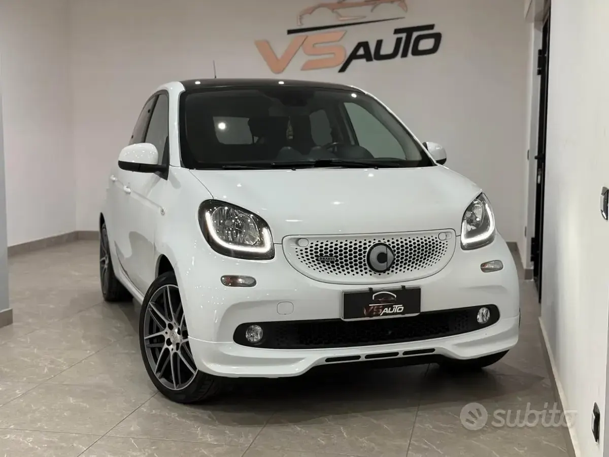 Usata Smart ForFour Brabus 109 CV (80 kW) 2018 Bianco Utilitaria