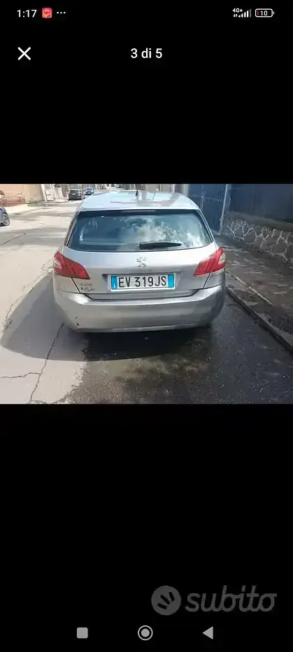 Usata Peugeot 308 92 CV (67 kW) 2014 Marrone Berlina