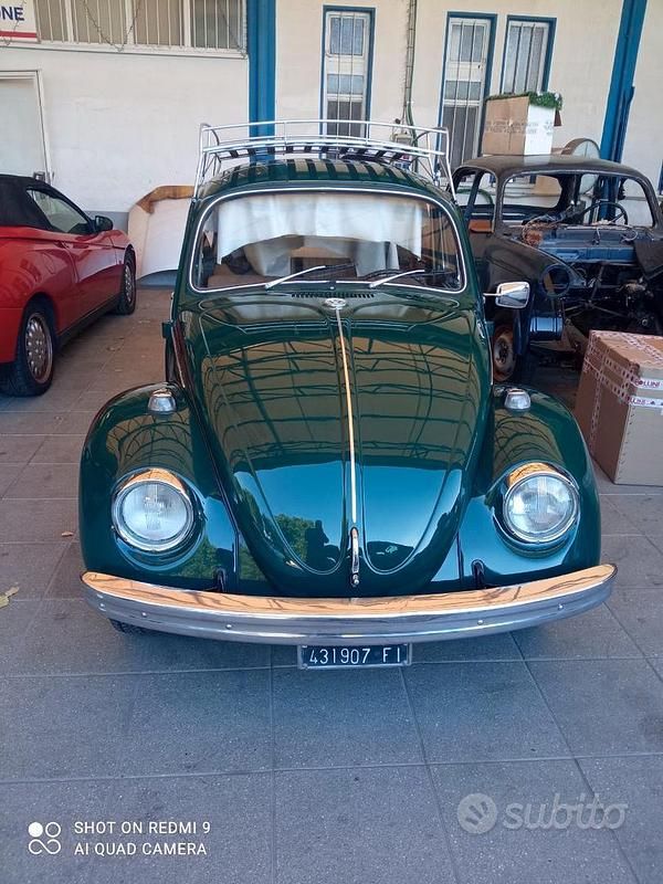 Usata VW Beetle 1960 Verde Utilitaria