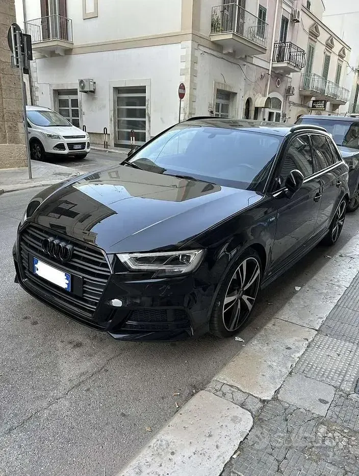 Usata Audi A3 150 CV (110 kW) 2018 Nero Berlina