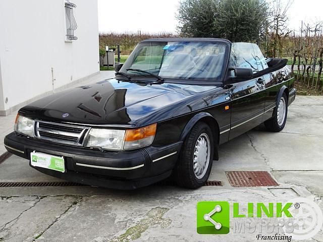 Nero Usata 1992 Saab 900 Cabriolet Cabrio | 9500 € - Immagine 1/4