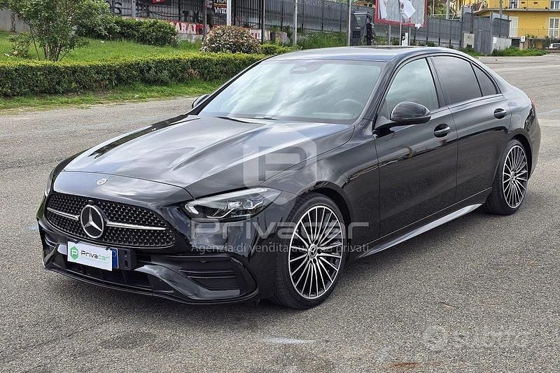 Usata Mercedes C220 Premium 200 CV (147 kW) 2022 Nero Berlina
