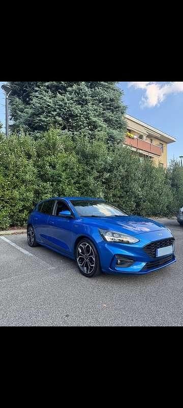Usata Ford Focus ST-Line 125 CV (91 kW) 2019 Blu/azzurro Berlina