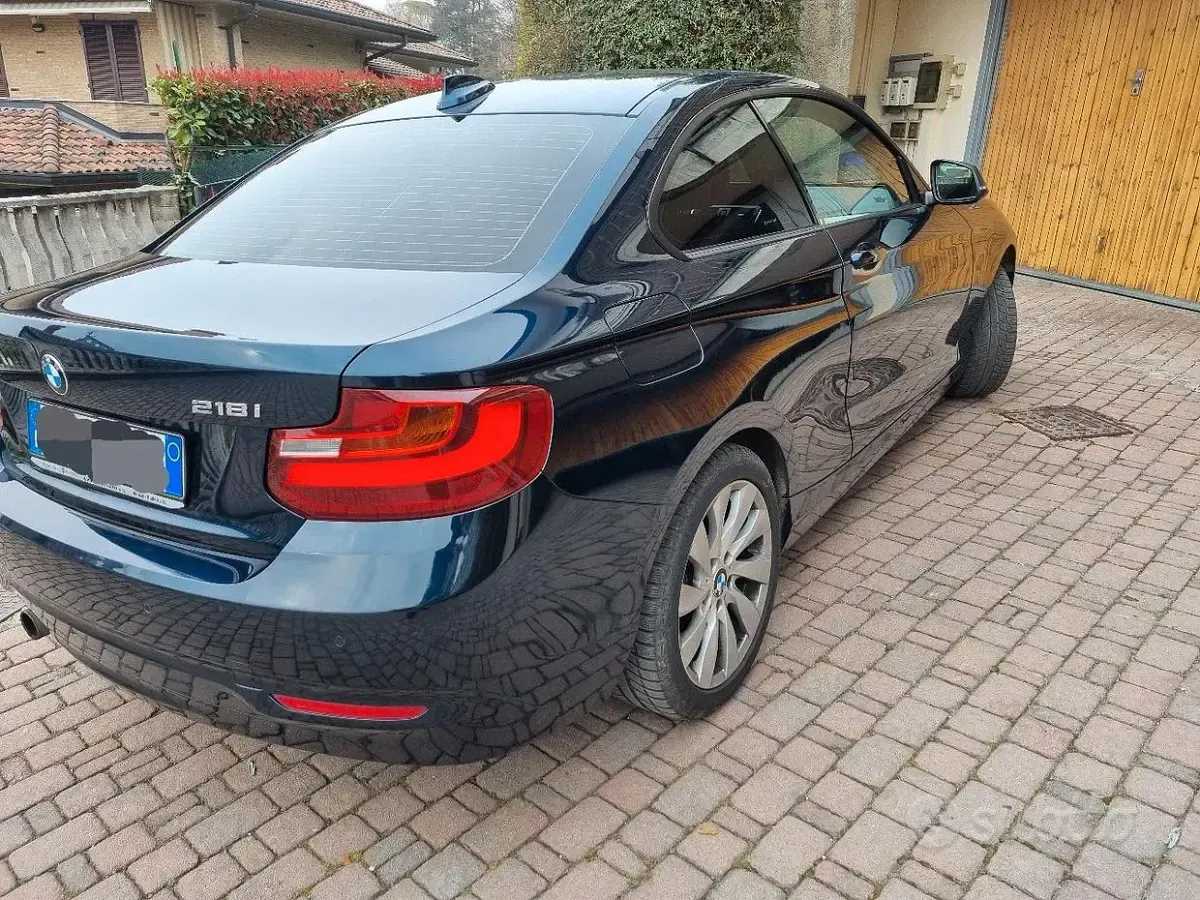 Usata BMW 218 136 CV (100 kW) 2015 Blu Coupé