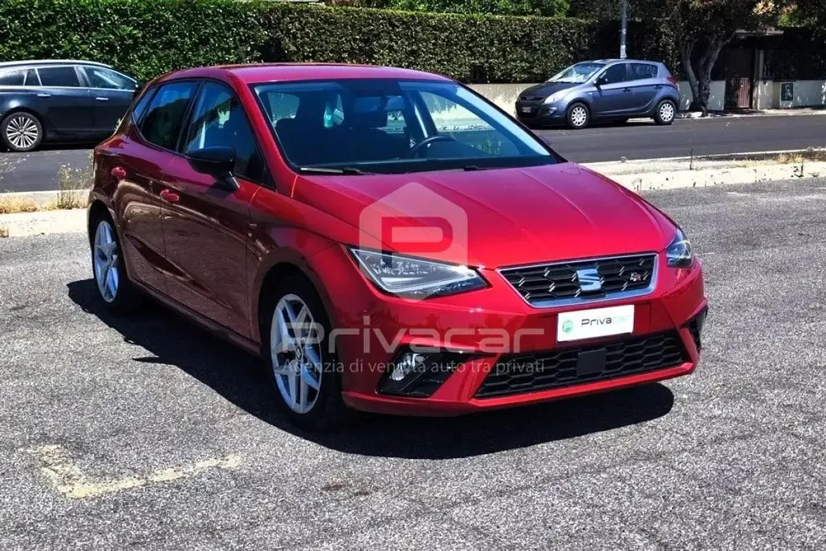 Usata Seat Ibiza FR 95 CV (69 kW) 2017 Rosso Berlina
