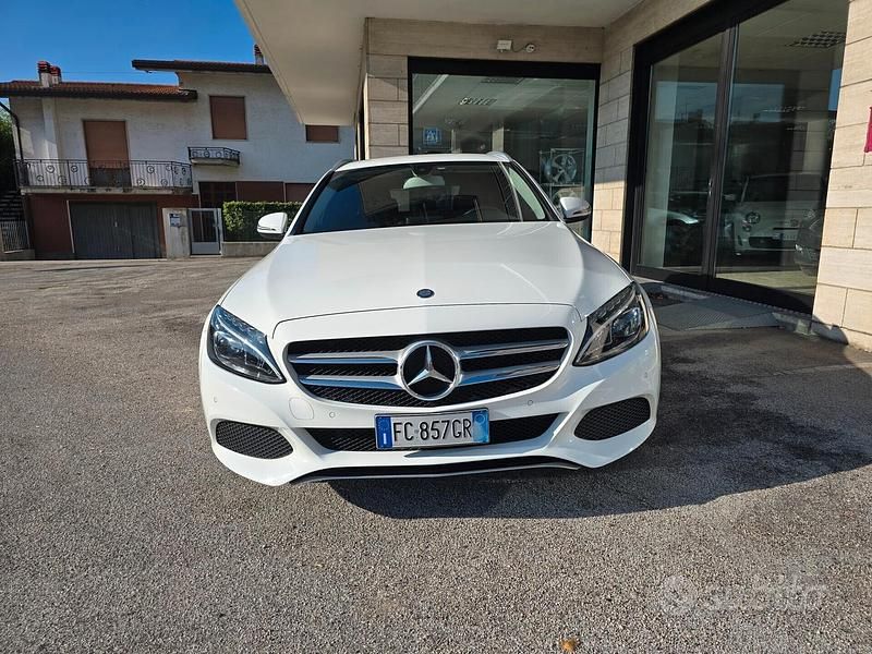 Bianco Usata 2016 Mercedes C220 Station wagon | 13.999 € (Buon prezzo) - Immagine 1/4
