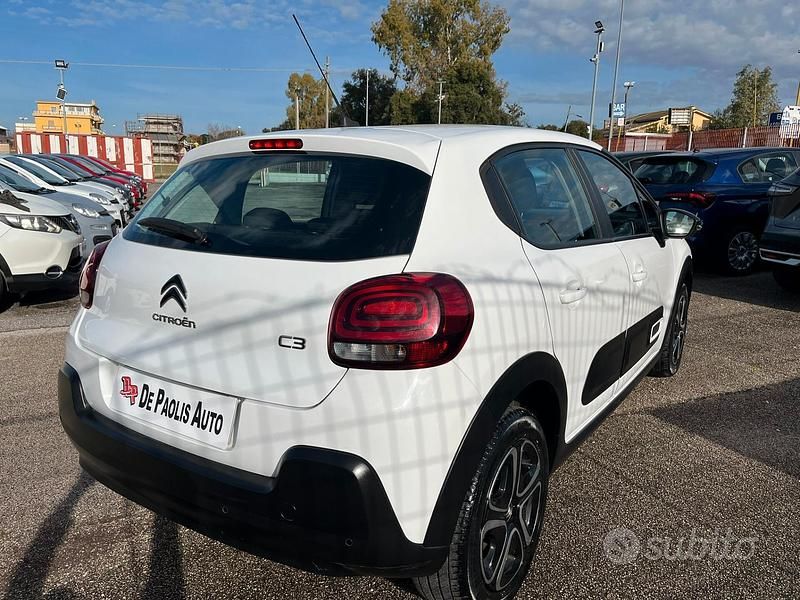 Usata Citroën C3 PureTech 110 CV (80 kW) 2022 Bianco Berlina