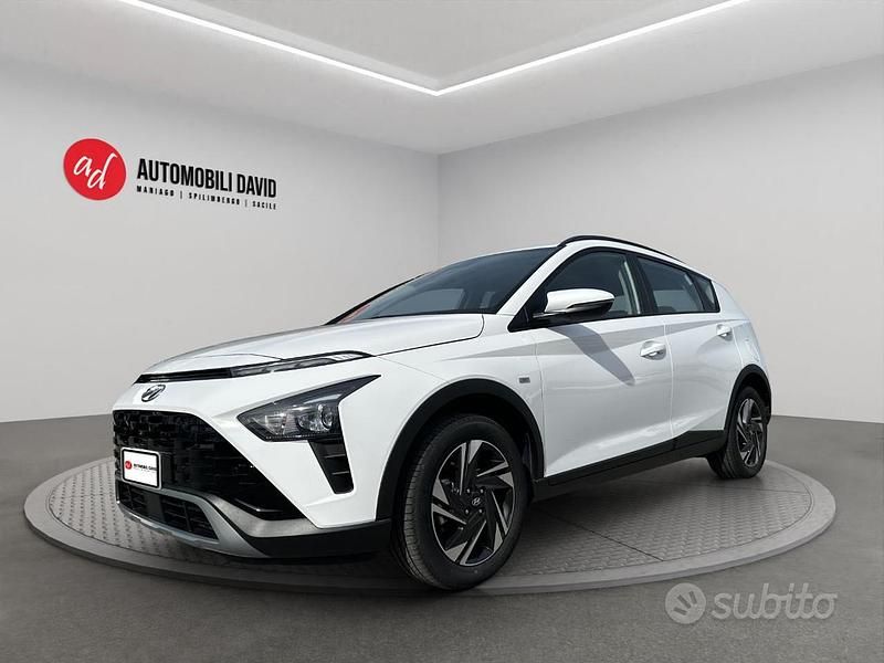 Usata Hyundai Bayon 100 CV (73 kW) 2023 Bianco SUV
