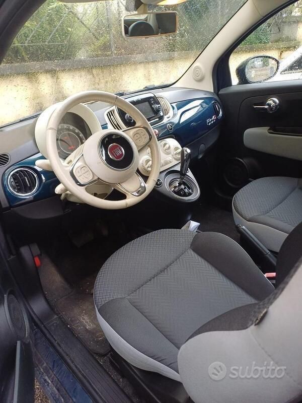 Usata Fiat 500 69 CV (50 kW) 2018 Blu Cabrio